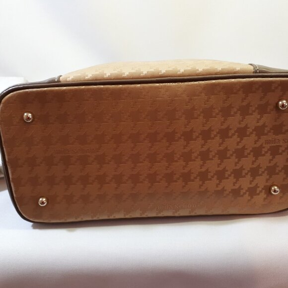 MILA SCHON Authentic Designer Monogram Handbag Purse Excellent Condition - Picture 6 of 8